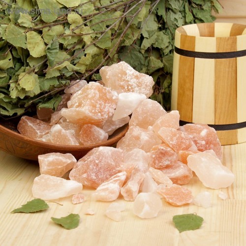 Соляные камни для бани и сауны ,ванны  вес упаковки 25кг  цена за 1 кг 